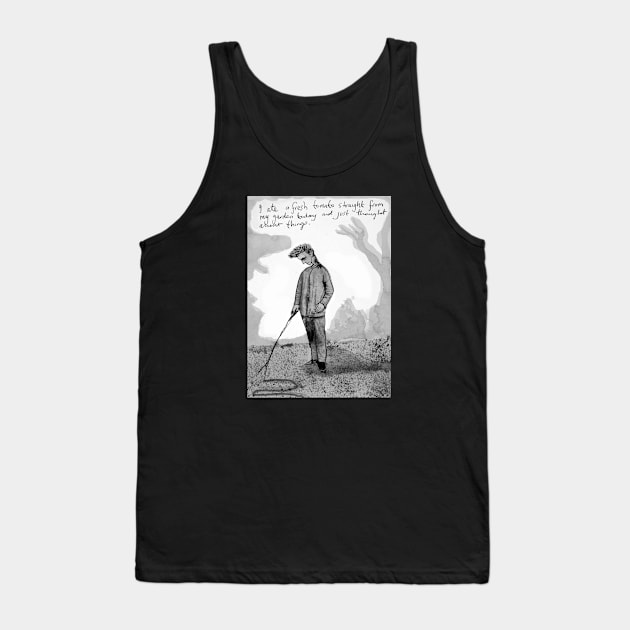 Backyard philosopher Tank Top by Loui Jover 